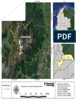 Mapa Localizacion Nevado Del Cocuy