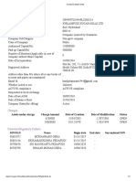 Company Master Data: Charges