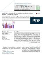 Raman Spectrum Reveals The Cell Cycle Arrest of Triptolide Induces Leukemic Cells in T-Lynphocytes Apoptosis