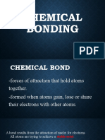 CHEMICAL BONDING FORCES AND TYPES