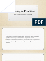 RANCANGAN PENELITIAN