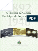 A Historia Da Camara Municipal de Pocos de Caldas Tomo 1