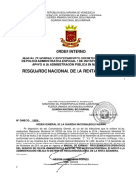 Manual de Normas y Procedimientos Del Resguardo Renta Aduanera