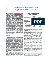 Coronary Heart Disease in the Framingham Study