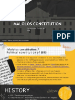 Malolos Constitution: Constitución Política de 1899