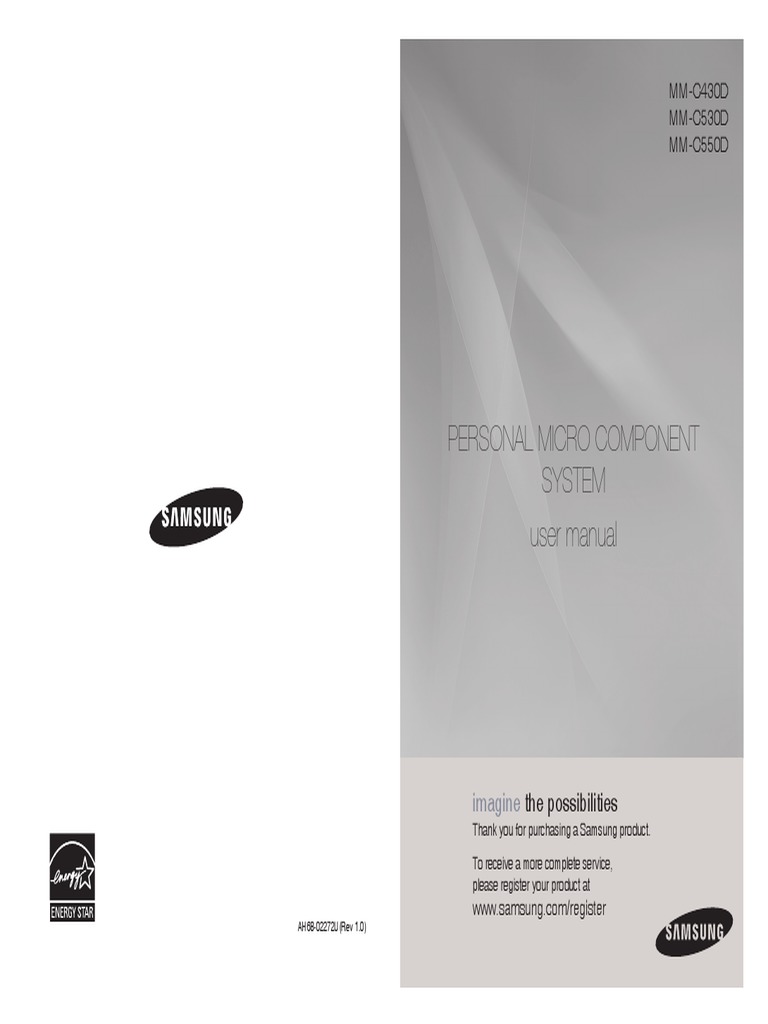 play along DVD CD テキスト Personal Micro Component System User Manual: MM-C430D MM
