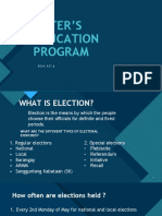 Voter'S Education Program: Click To Edit Master Title Style