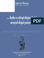 Legile Lui Murphy Baba Dupa Data Mosul Dupa Pensie