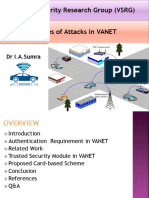 Classes of Attacks in VANET