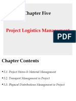 Chapter 55 Project Logistics Management1