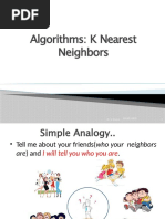 Algorithms: K Nearest Neighbors