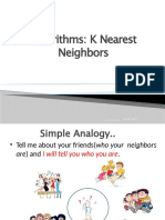 Algorithms: K Nearest Neighbors