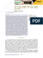 The Effect of Project Based Learning Models and Learning Motivation On Civics Learning Results in 4 Grade Primary School 106163 Percut Sei Tuan