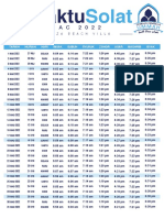 Jadual Waktu Solat SAZA