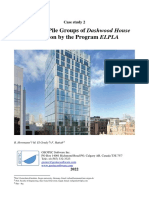 Analysis of Pile Groups of Dashwood House in London by The Program ELPLA