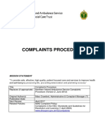 Complaints Procedure