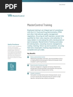 Mastercontrol Training: Quality Excellence