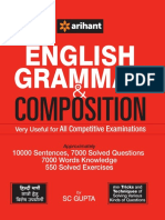 Arihants English Grammar  Composition 