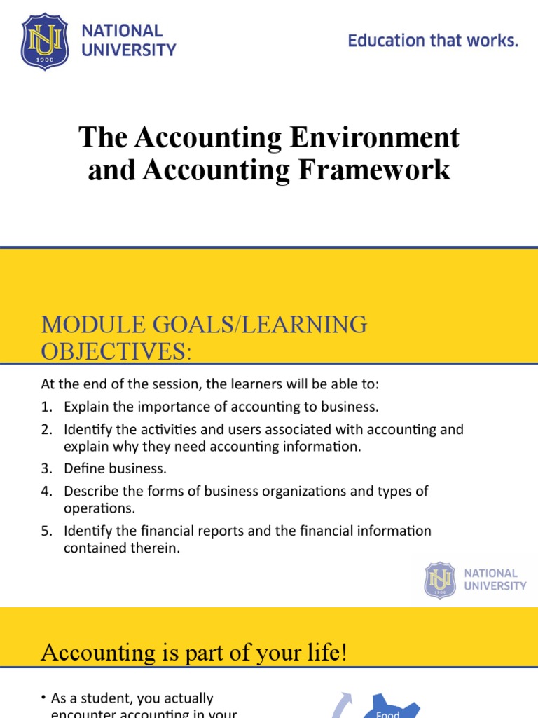 Understanding the Accounting Framework | PDF | Business | Balance Sheet