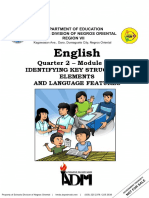 English 10 - Identifying Key Structural Elements and Language Features