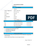 Daftar Riwayat Hidup