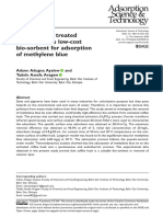 Utilization of Treated Coffee Husk As Low-Cost Bio-Sorbent For Adsorption of Methylene Blue