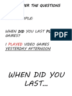 When Did You Last..