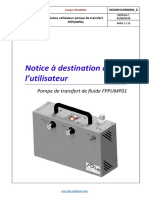 Notice de Mise en Service FP Pump