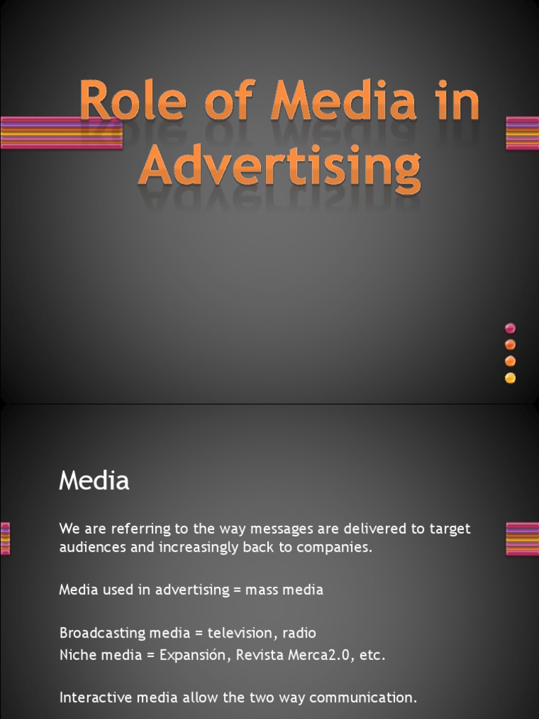 Understanding Media in Advertising | PDF | Mass Media | Brand