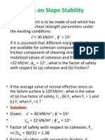 MSK - Examples On Slope Stability