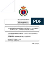 Estudio Sobre La Eficiencia Del Protocolo Actual Español de Prevención y Actuación Contra El Suicidio