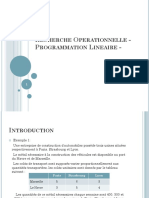 Recherche Opérationnelle