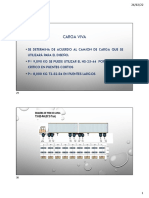 CARGA VIVA, Cargas de diseño