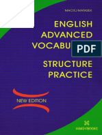 Advanced Vocab and Grammar Structure