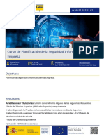 Curso de Planificación de La Seguridad Informática en La Empresa IFCT101PO