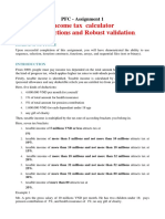 Income Tax Calculator With Functions and Robust Validation: PFC - Assignment 1