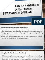 Ikawalang Kabanata - Pamamaraan Sa Pagtuturo NG Wika-1