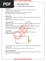 10th Standard Science: Chapter 13 - Magnetic Effects of Electric Current