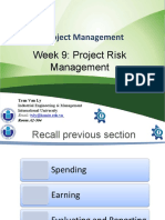 Week 9 - Project Risk Management