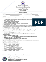 Third Quarter - Consolidated - Summative Assessment Tool-In Mapeh 8