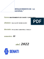 Actividad Entregable 02 de Mantenimiento de Chazis y Carroseria