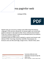 Crearea Paginilor Web Cu Editorul Notepad