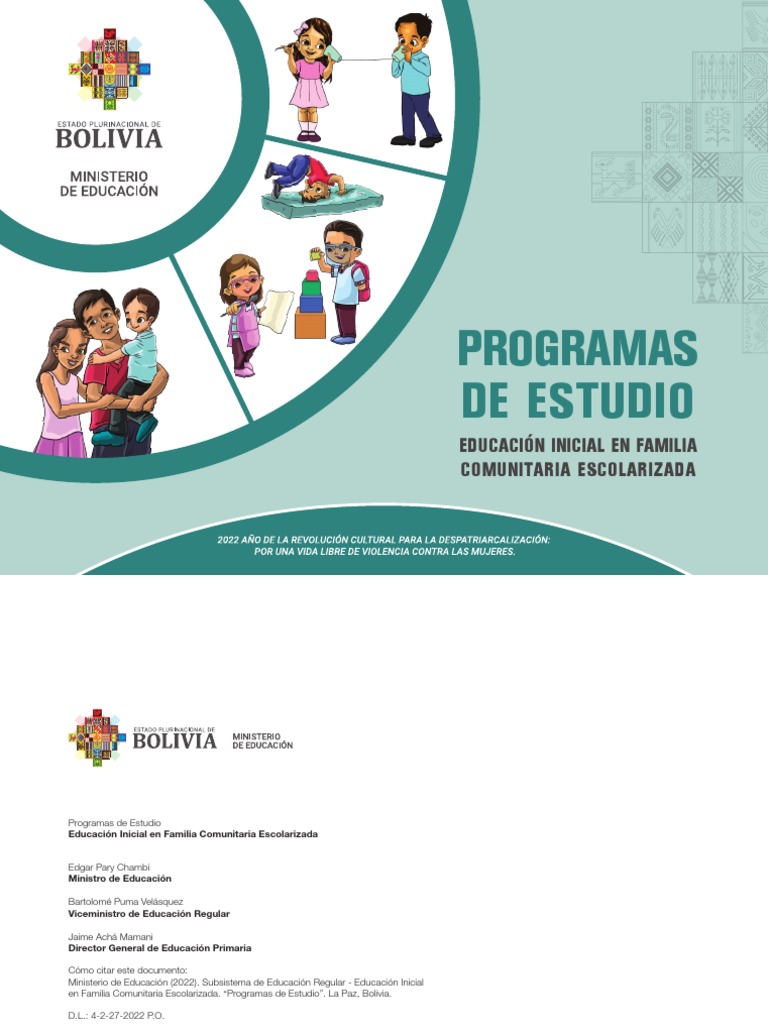 Programas de Educación Inicial Comunitaria | PDF | Educación de la ...