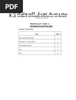 G12 Practical Questions (2ndterm)