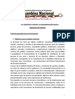 Ley Contra La Discriminación Racial en Venezuela