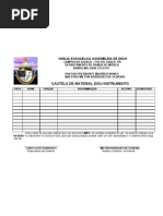 MODELO Termo Responsabilidade Retirada de Equipamentos