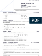 Ds Seconde 2014 ds1 Fonctions Intervalles Racines Carrees Distances