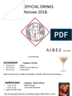 Iba Official Drinks 2018 Ecuador