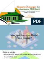 Bahan Tayang Manajemen Keuangan & Peng - SDM Masjid