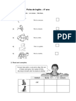 Ficha Inglês 4º